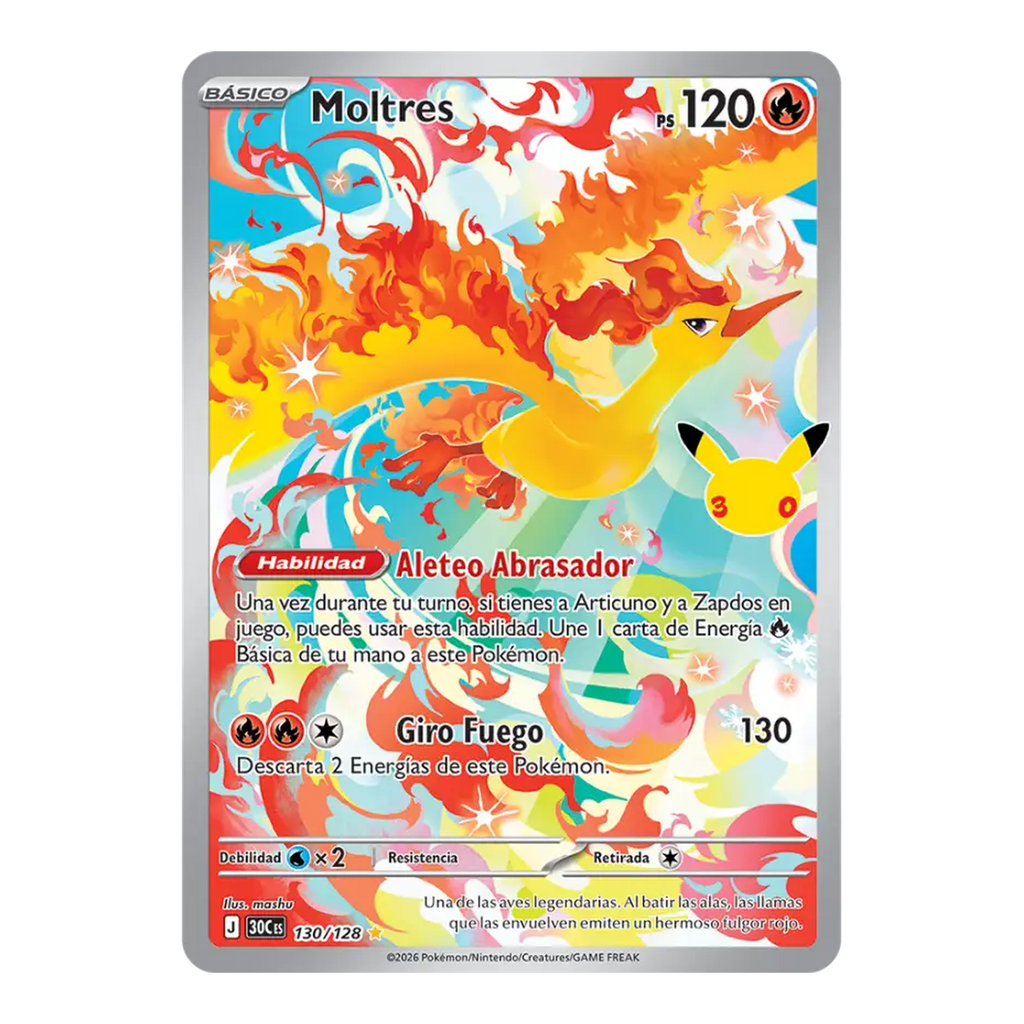 Moltres 30th Celebration 130 - Español
