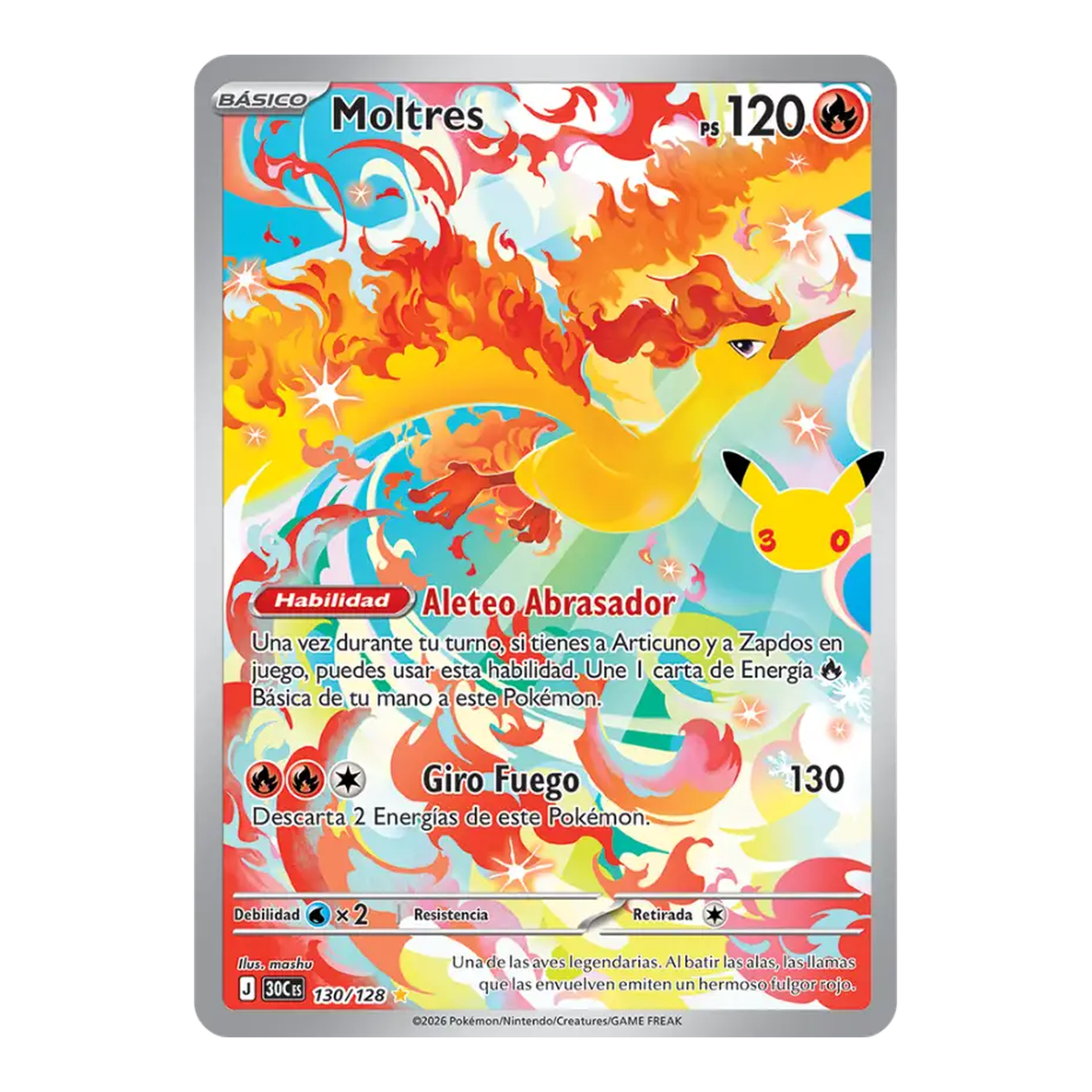 Moltres 30th Celebration 130 - Español