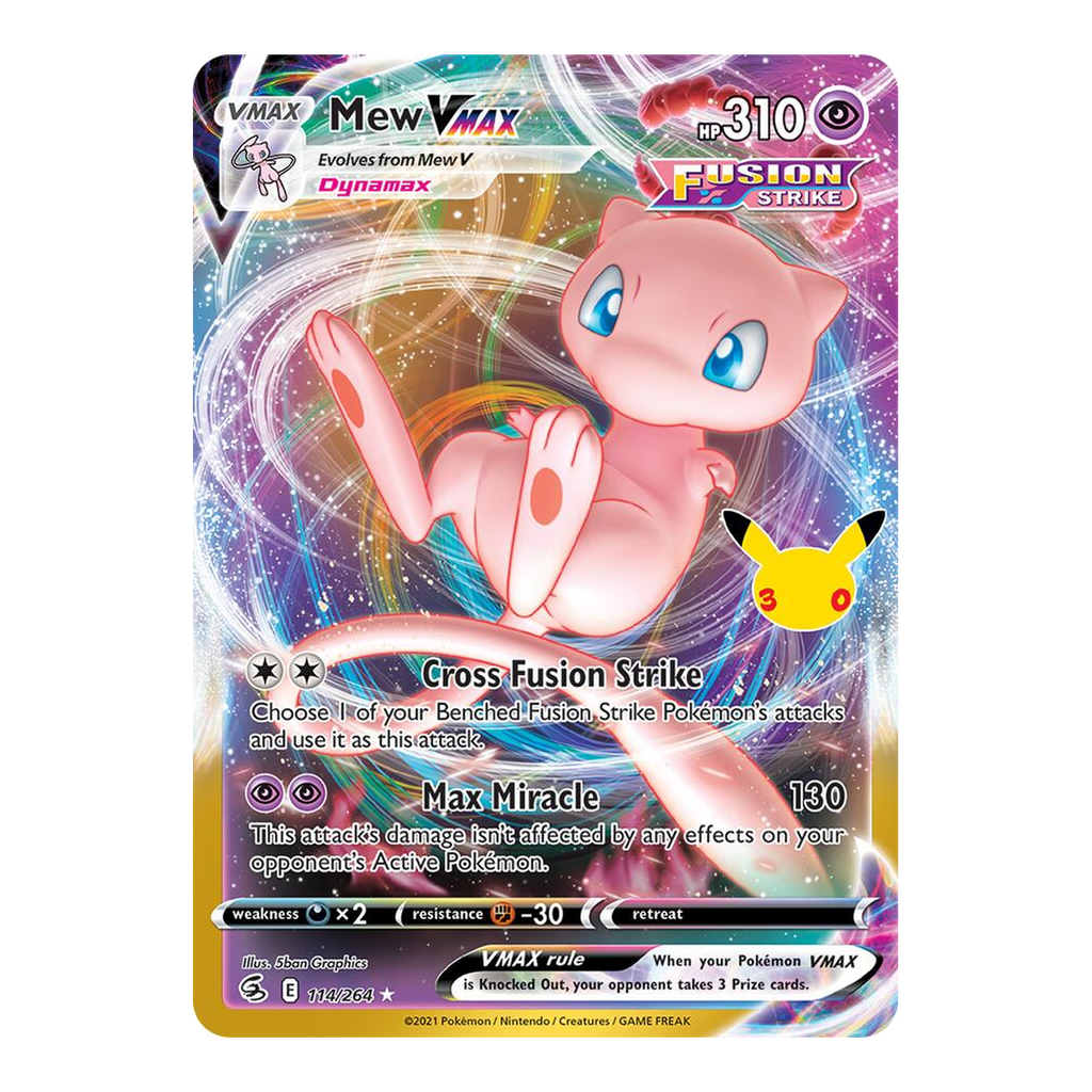 Mew VMAX 30th Celebration 114 - Inglés