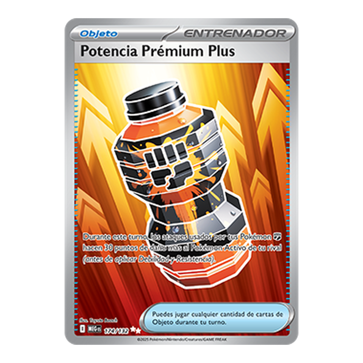Pokémon Carta Potencia Premium Plus Mega Evolution 174 - Español