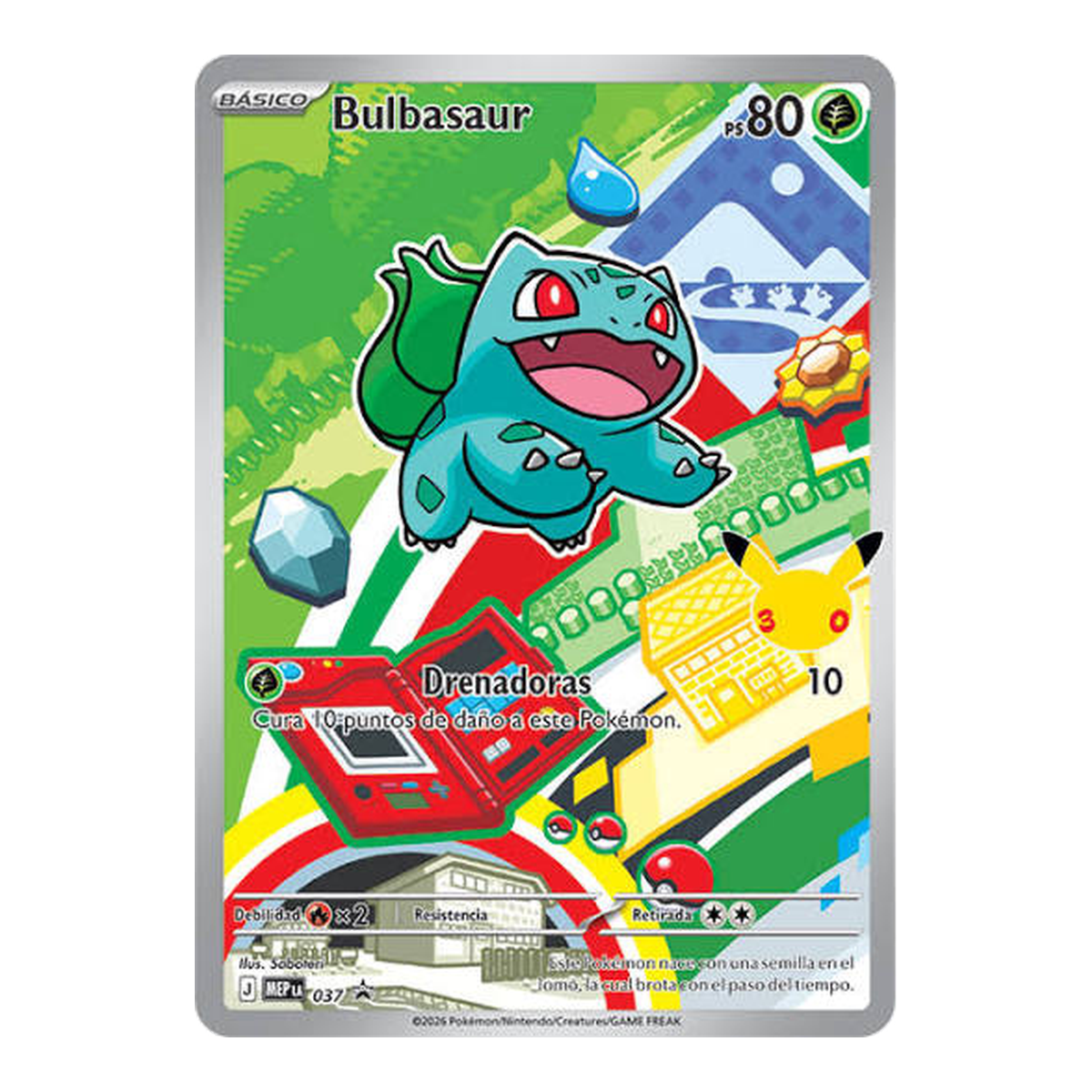 Pokémon Carta Bulbasaur First Partner - Español