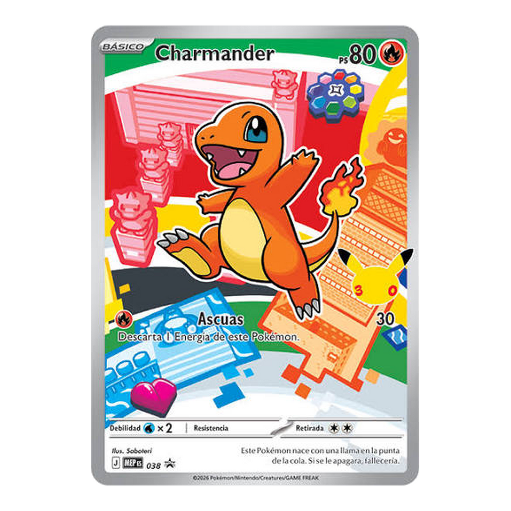 Pokémon Carta Charmander First Partner - Español