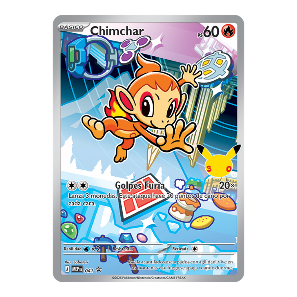 Pokémon Carta Chimchar First Partner - Español