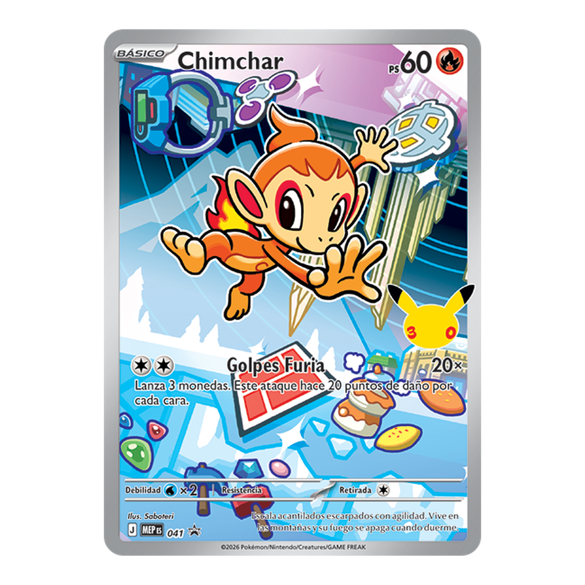 Pokémon Carta Chimchar First Partner - Español