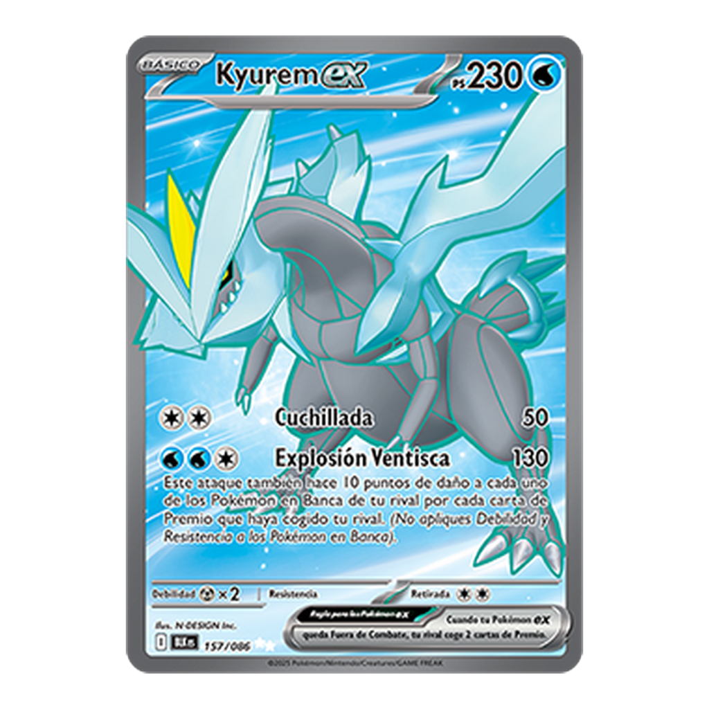Kyurem EX Black Bolt 157 - Español