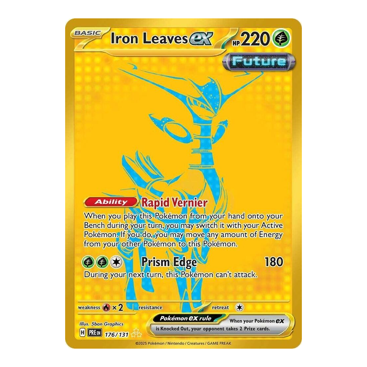 Iron Leaves EX Prismatic Evolutions 176 - Inglés