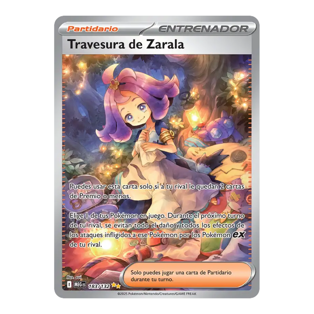 Travesura de Zarala Mega Evolution 183 - Español