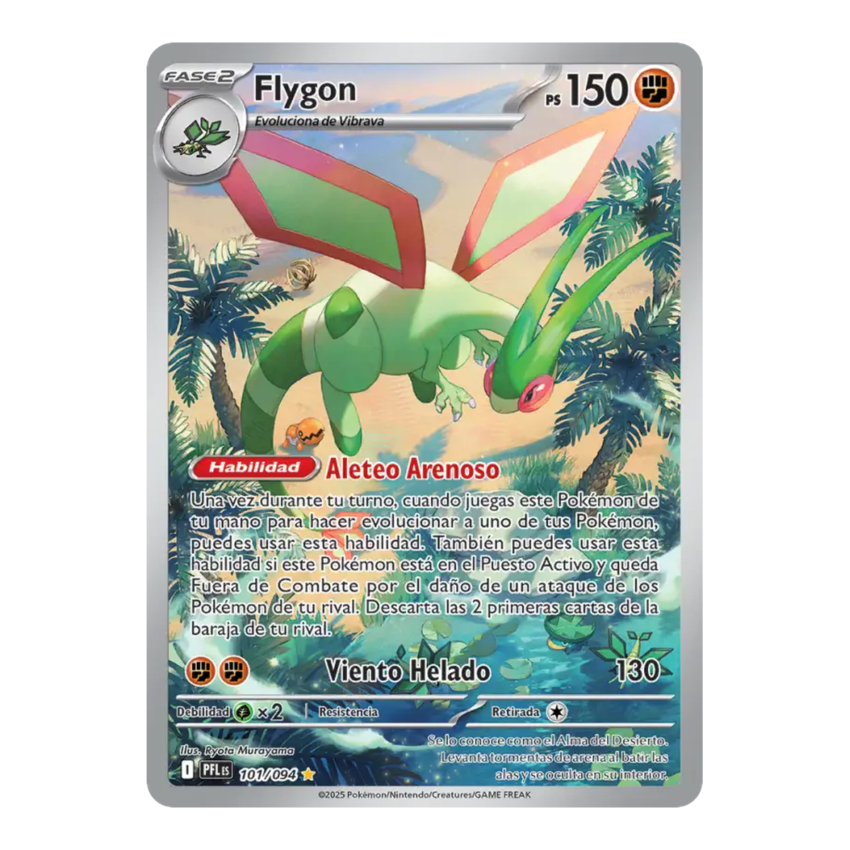 Carta Flygon Phantasmal Flames 101 - Español