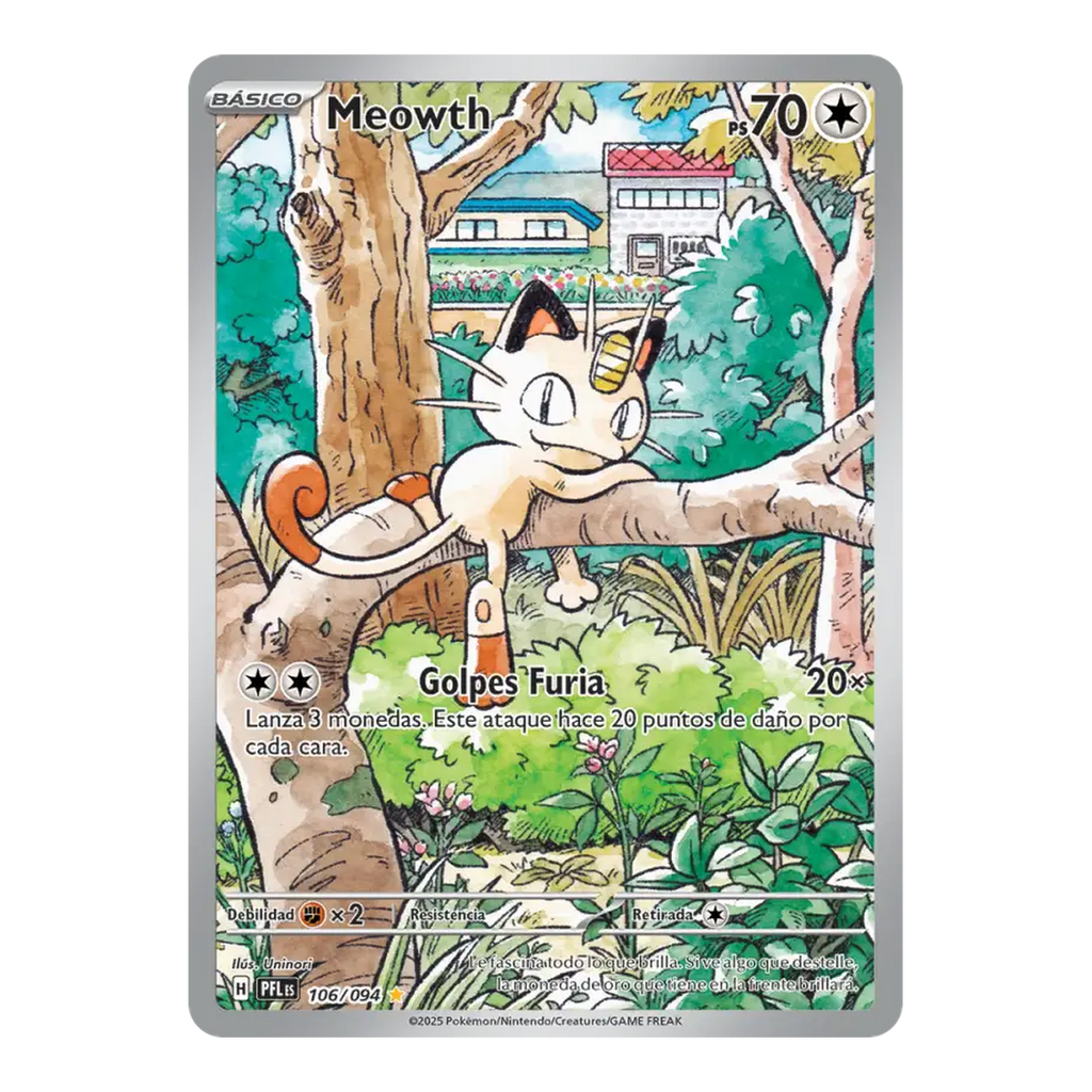 Meowth Phantasmal Flames 106 - Español