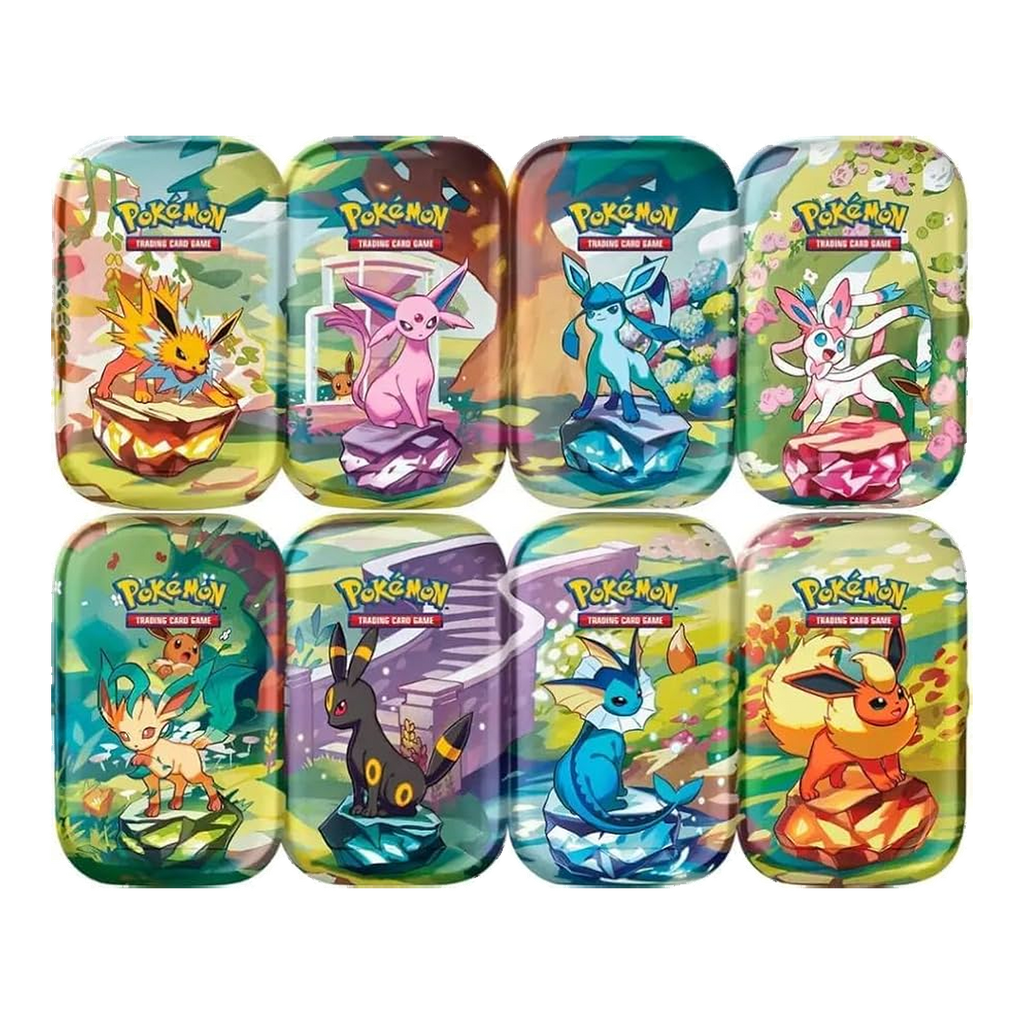 Pokémon Mini Lata Prismatic Evolutions (Aleatoria)  - Inglés