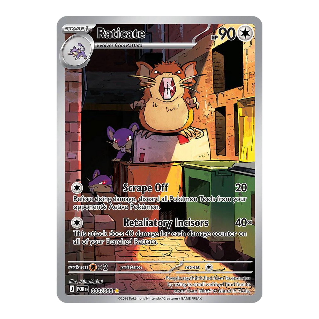 Raticate Perfect Order 099 - Inglés