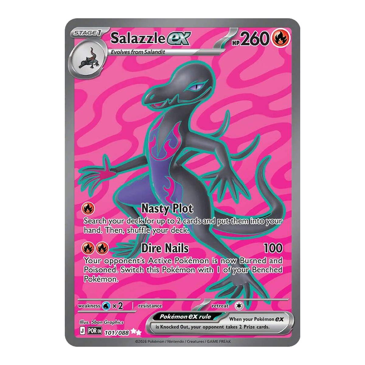 Salazzle EX Perfect Order 114 - Inglés