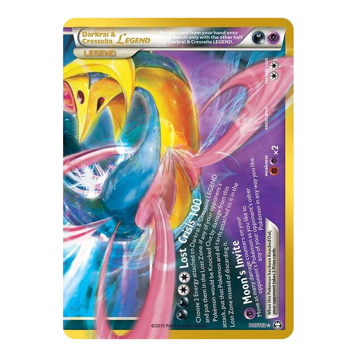 Darkrai & Cresselia Legend 30th Celebration 100 - Inglés
