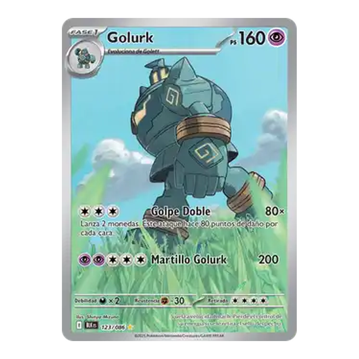 Golurk Black Bolt 123 - Español