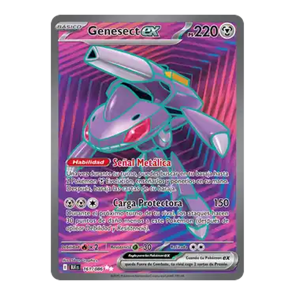 Carta Genesect EX Black Bolt 161 - Español